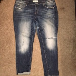 MAURICES Distressed Plus size skinny fit 20 jeans